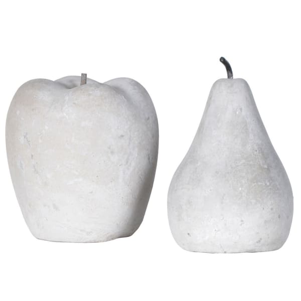 Apple & Pear Set | Rustic Grey