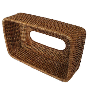 Rattan Tissue Box Cover