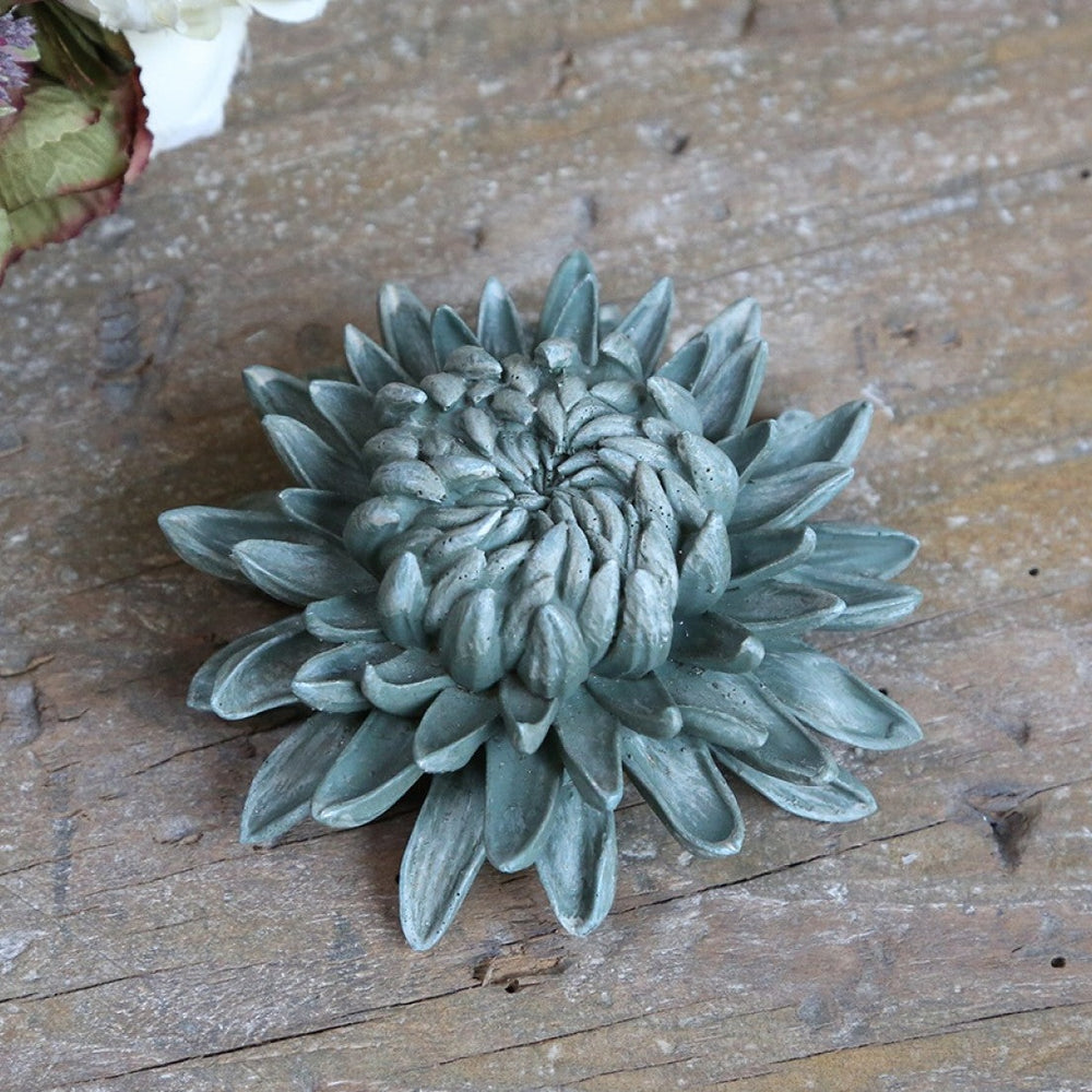 Dusty Green Decorative Flower