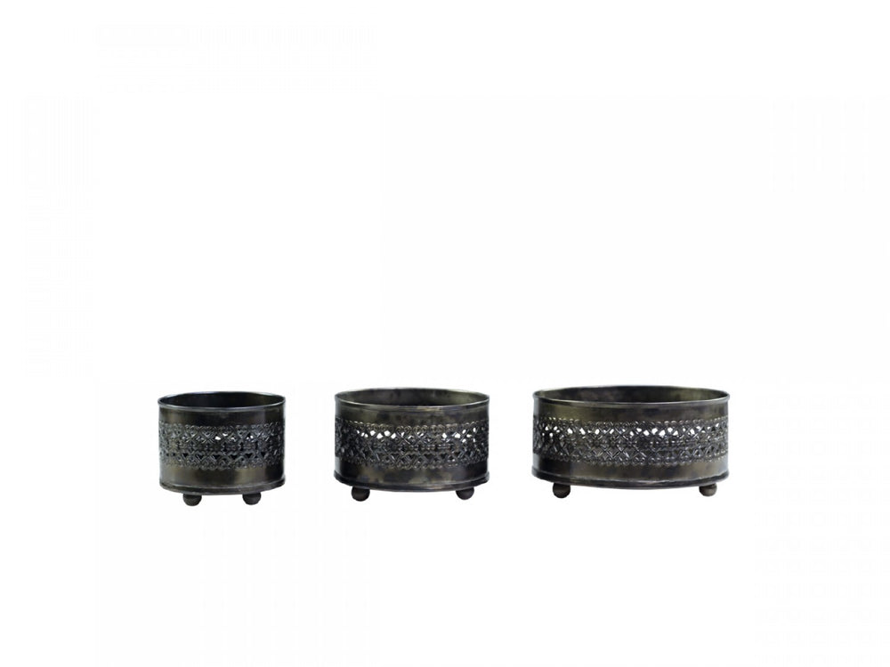 Brass Candle Holders | Set of 3