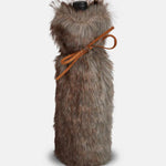 Faux Fur Bottle Holder