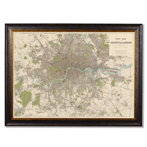 Map of London | Framed Print | 4 Sizes