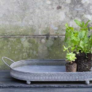 Ornate Oval Tray