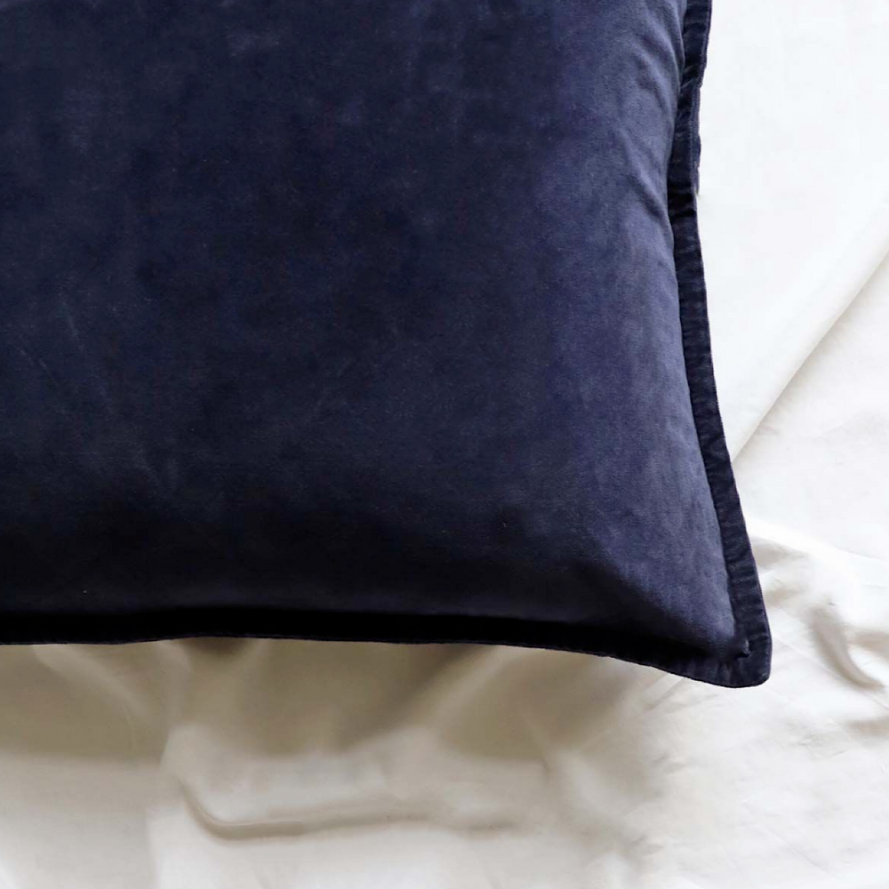 
            
                Load image into Gallery viewer, Velvet Cushion | Deep Blue
            
        