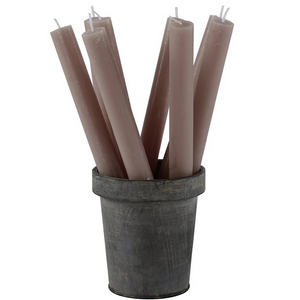 
            
                Load image into Gallery viewer, Rustic Dinner Candles | Set of 2 | 6 Colours
            
        
