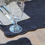 Quilted Velvet Placemat | Deep Navy | Set of 2